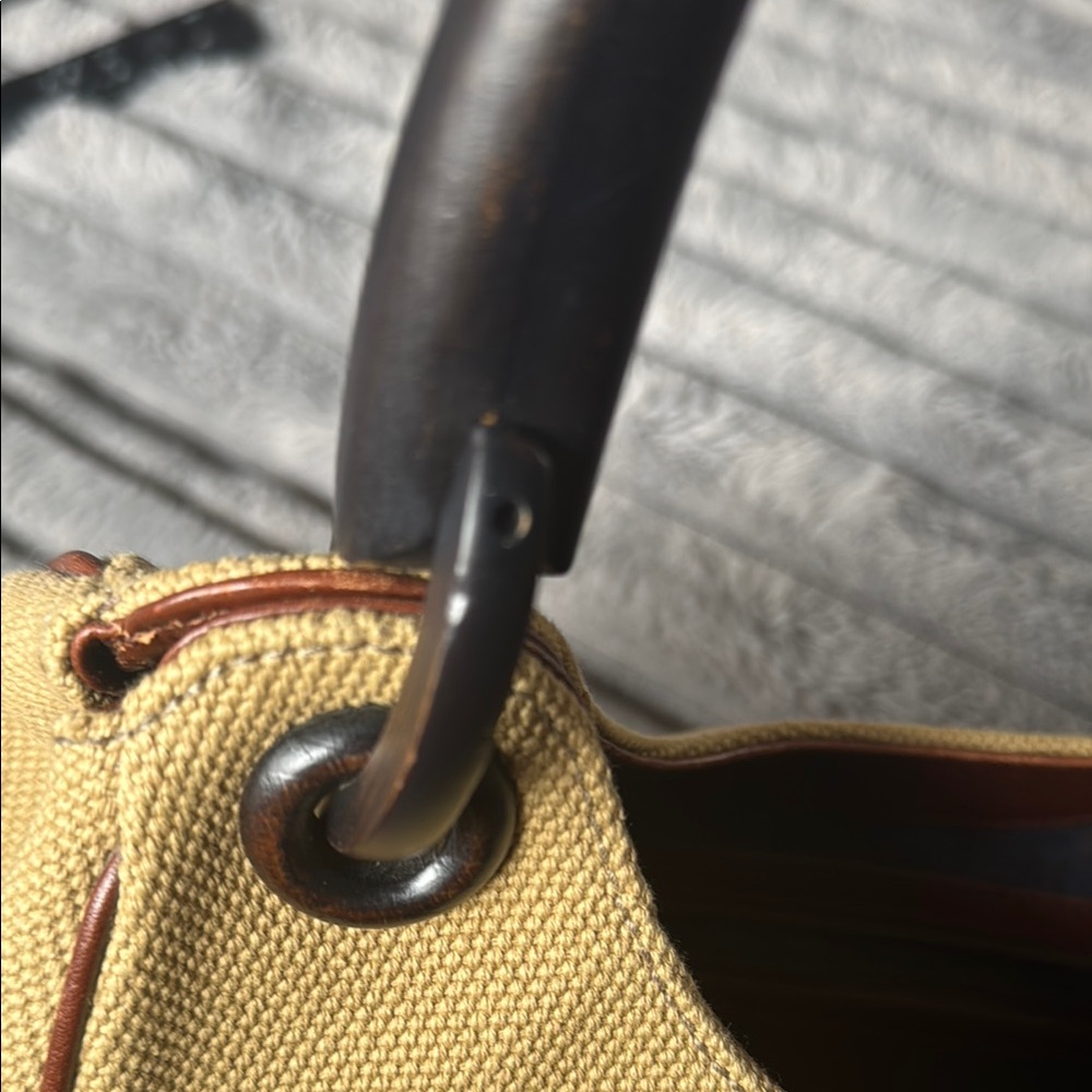 Gucci Yellow Canvas Top Handle handbag - Picture 12 of 12